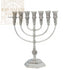 Aluminum 7 Branch Temple Menorah 28CM